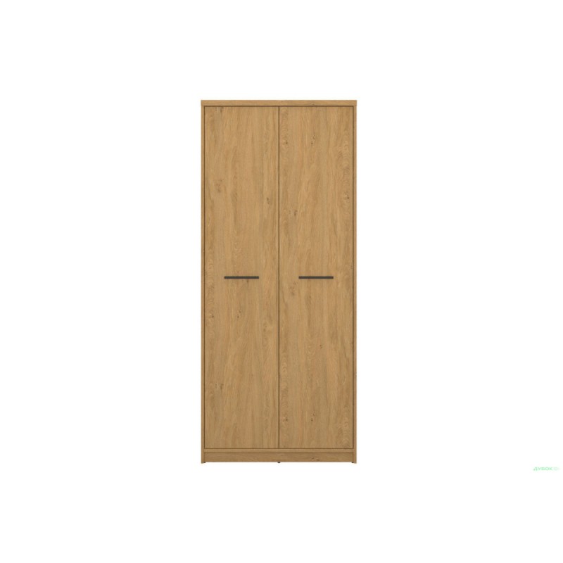 Ντουλάπα Δίφυλλη Pavi Βελανιδιά 84.3x55.1x197.2cm