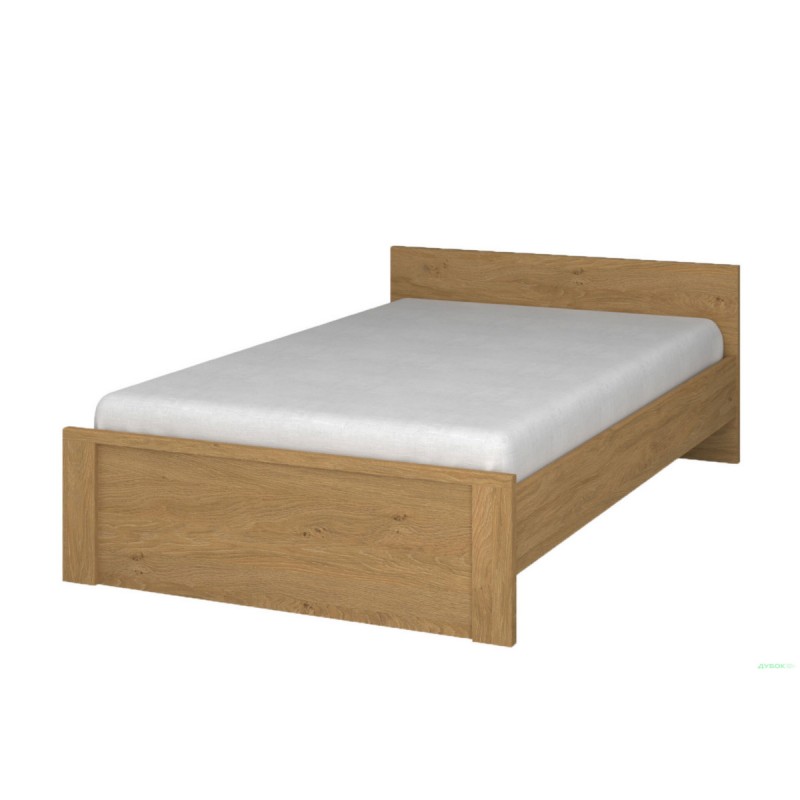 Κρεβάτι Pavi Ημίδιπλο Βελανιδιά χωρίς πάτωμα 120x200cm