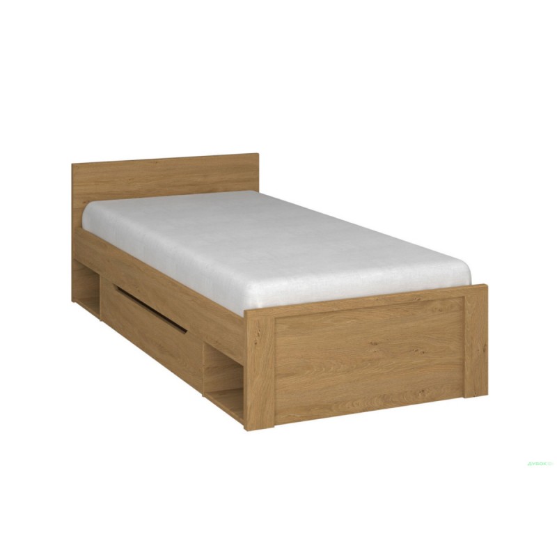 Κρεβάτι Pavi Μονό Βελανιδιά χωρίς πάτωμα 900x200cm