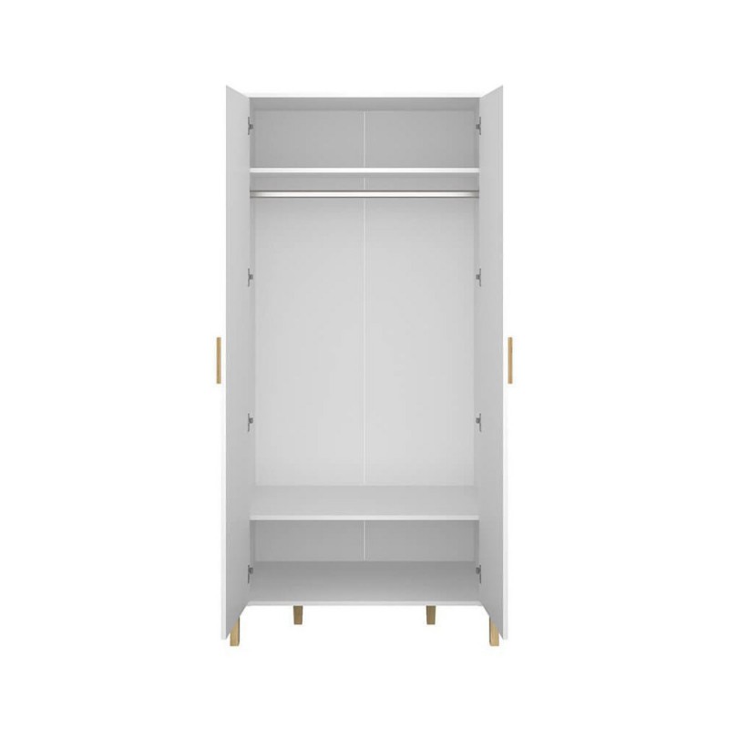 Ντουλάπα Belle Λευκό 45.9x55x197cm