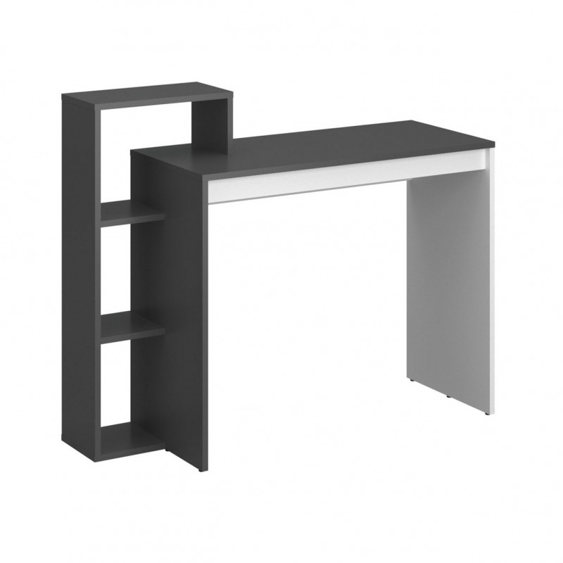 Γραφείο 110ΝSΟ Γραφίτη-Λευκό 110x40x90cm