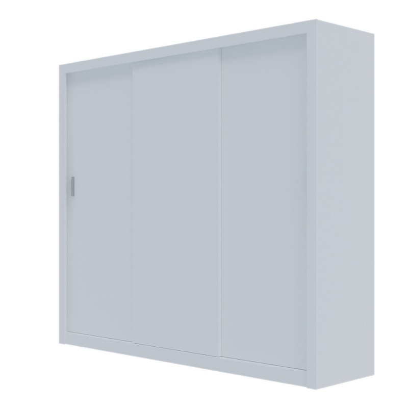 Ντουλάπα Grandio Λευκή 250x60x215cm