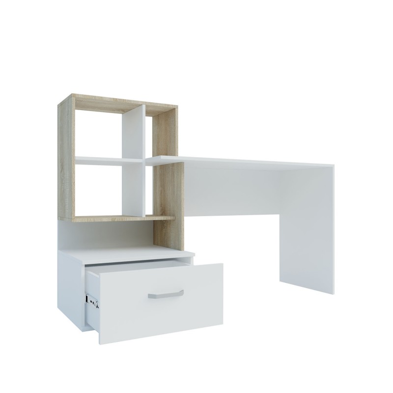 Γραφείο Viola Λευκό-Σονόμα 149x48x105cm