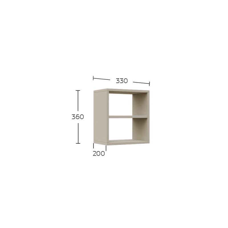 Κρεμαστό Ράφι Shelf Cashmere 33x20x36cm