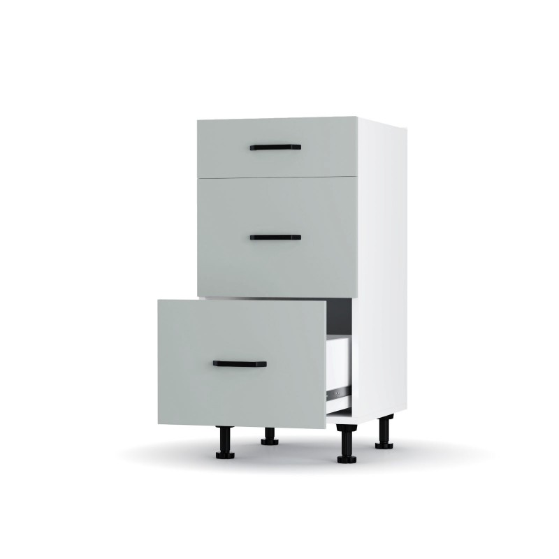 Modest Κάτω Ντουλάπι Συρταριέρα Γκρι  40x48x82 εκ