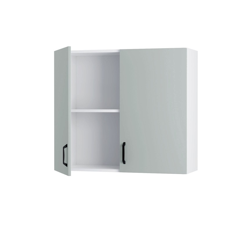 Modest Πάνω Ντουλάπι Γκρι 80x32x72εκ