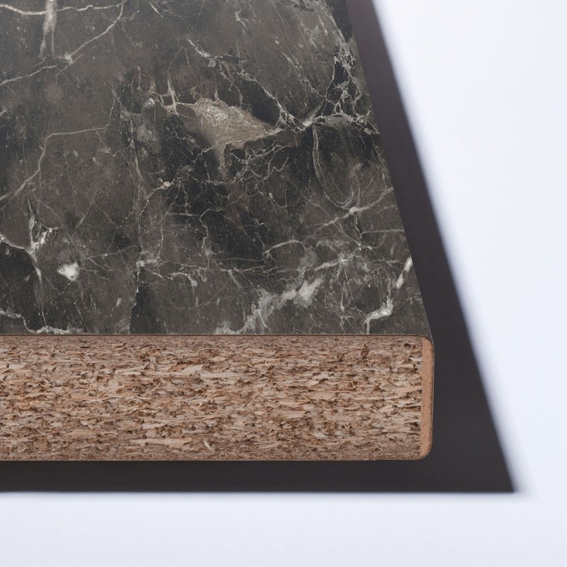 Πάγκος Κουζίνας Μαύρο Εφέ Μαρμάρου 200x60x2.8cm