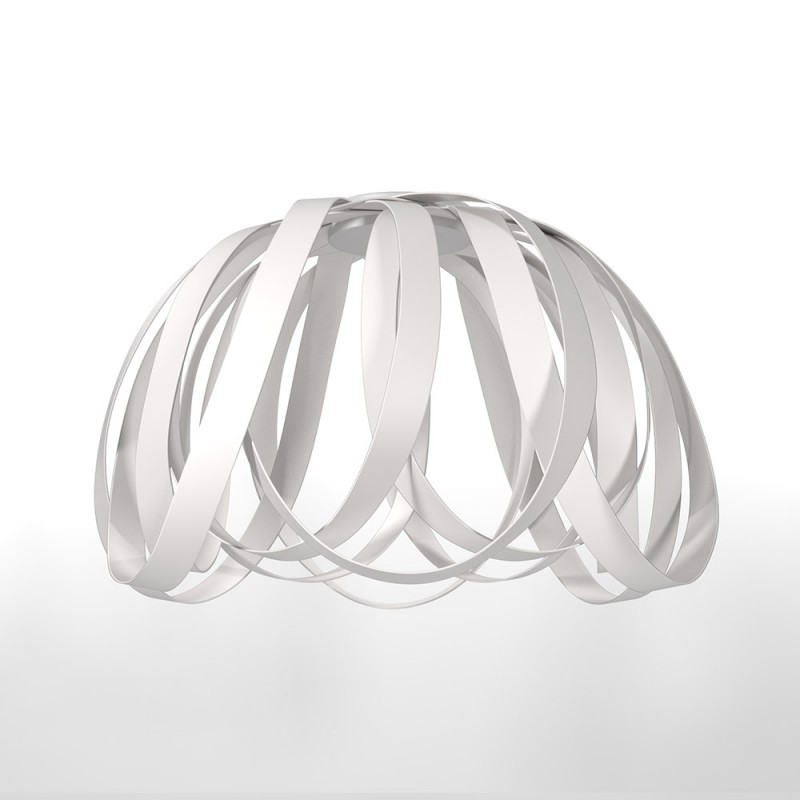 Φωτιστικό Κρεμαστό Madrid Μονόφωτο Λευκό (PP+PVC) Ε27 40*40*80cm