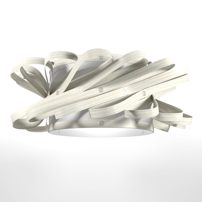 Φωτιστικό Κρεμαστό Majorka Μονόφωτο Λευκό (PP+PVC) Ε27 58x58x80cm