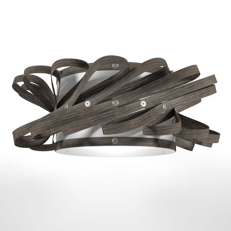 Φωτιστικό Κρεμαστό Majorka Μονόφωτο Γκρί (PP+PVC) Ε27 58x58x80cm