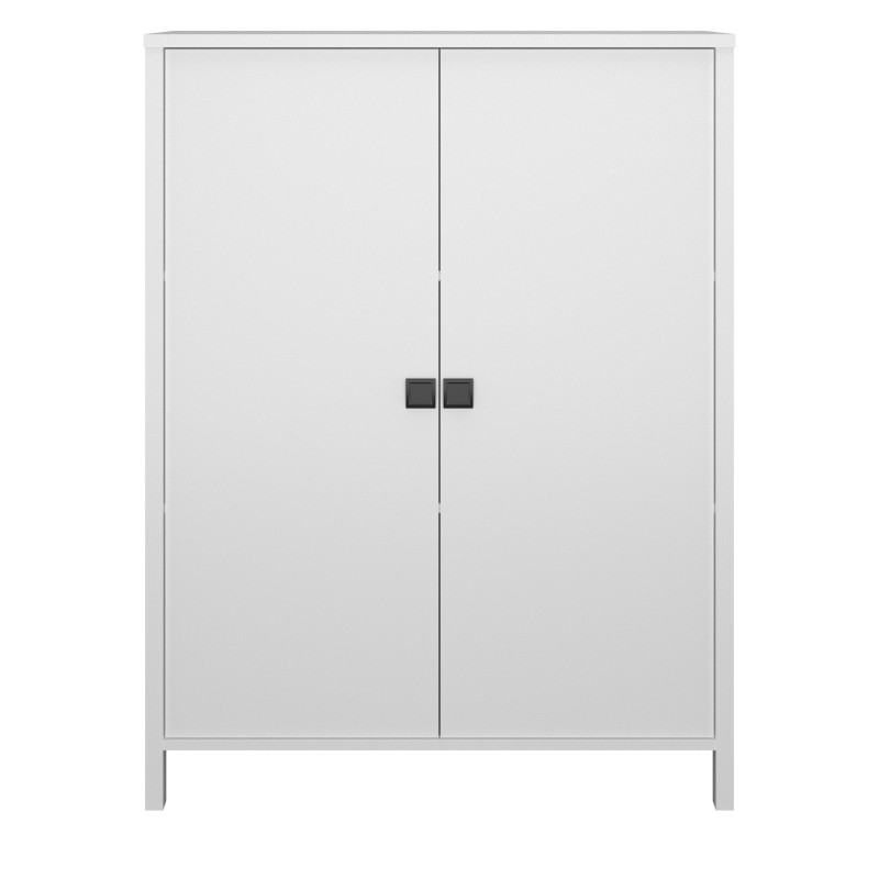 Κομότα Δίφυλλη Marocco Λευκό 99x37x130.5cm