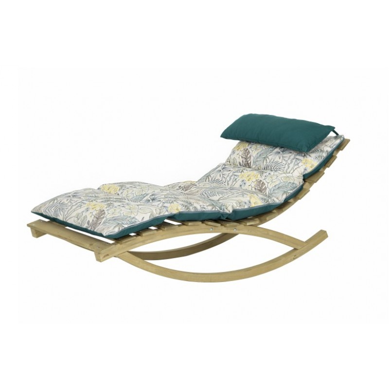 &Xi;&alpha;&pi;&lambda;ώ&sigma;&tau;&rho;&alpha; &kappa;&omicron;&upsilon;&nu;&iota;&sigma;&tau;ή Rocking Lounger floral