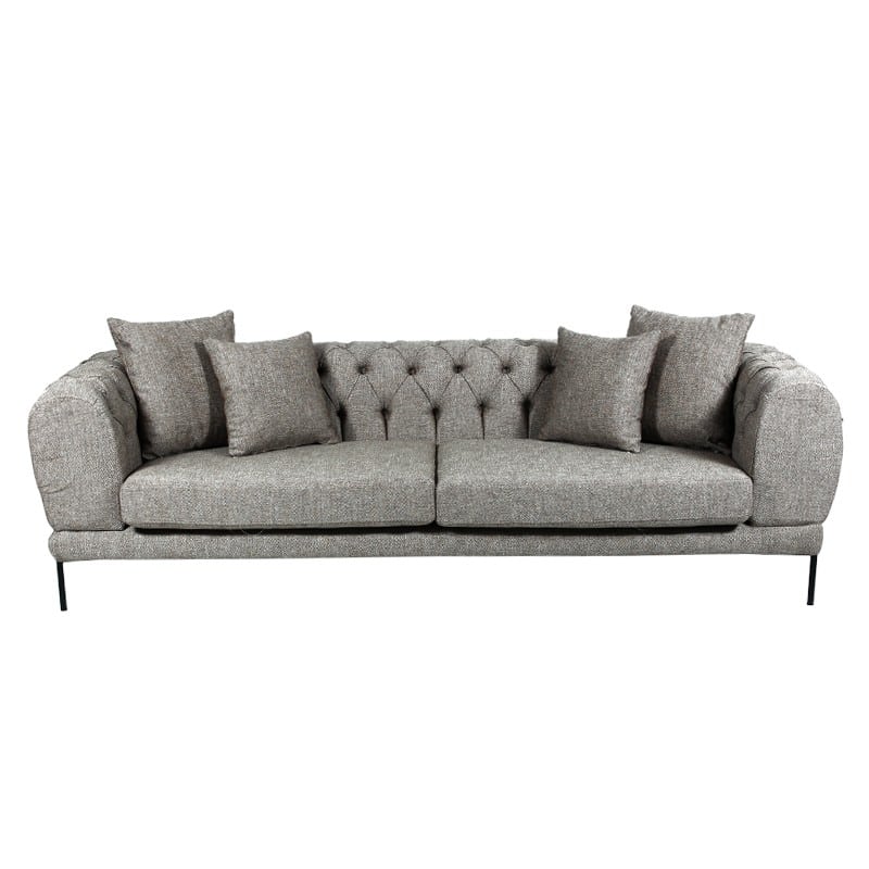 Καναπές τετραθέσιος 275x95x72 MOON  ύφασμα    MADRID 08