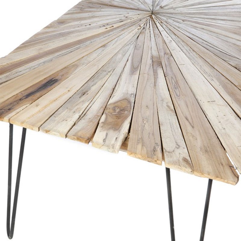 Τραπέζι σαλονιού σε φυσικό χρώμα 