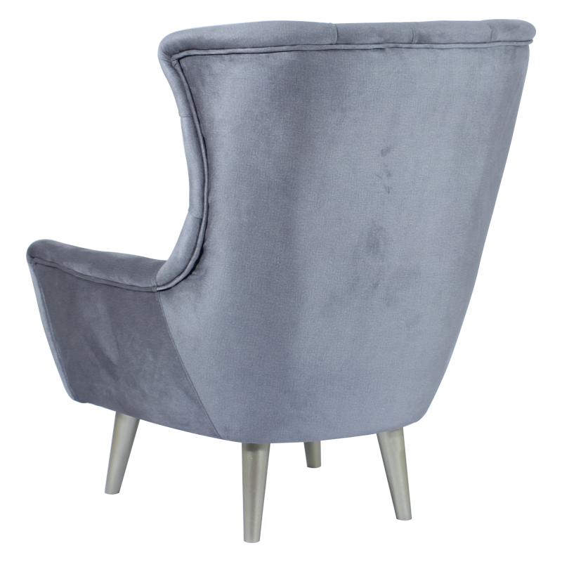 Μπερζέρα 78x75x105 ZUMRUT ύφασμα IGA 1034 και GOLD μεταλλικά πόδια