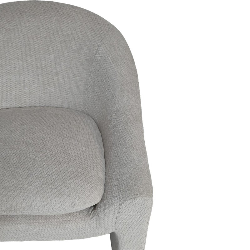 Artekko Cloud Μπεζ Υφασμάτινη Πολυθρόνα (76x76x71)cm