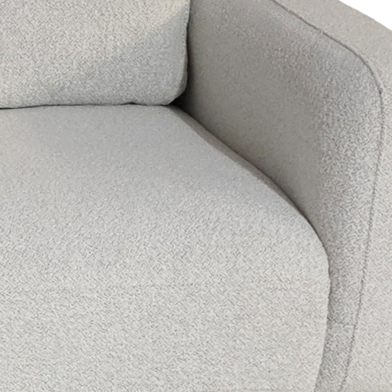 Artekko Cloud Λευκός Υφασμάτινος Μπουκλέ Πολυμορφικός Τριθέσιος Καναπές με 3 Ανεξάρτητα Κομμάτια (98x95x68)cm ( 80x93x68)cm  (98x95x68)cm 3pcs