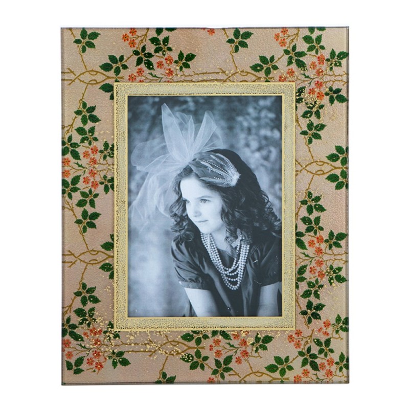 Artekko Zenn Πολύχρωμη Γυάλινη Κορνίζα για Φωτογραφία 5Χ7