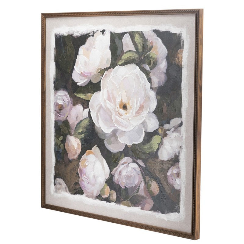 Artekko Canvasia Πολύχρωμος MDF Πίνακας σε Καμβά με Ξύλινη Κορνίζα (100x3x100)cm