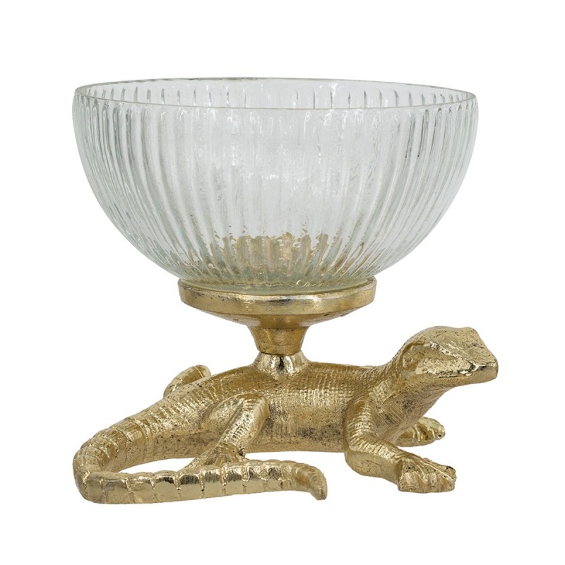 Artekko Noble Χρυσό Μεταλλικό Μπολ (12.7x12.7x11.4)cm