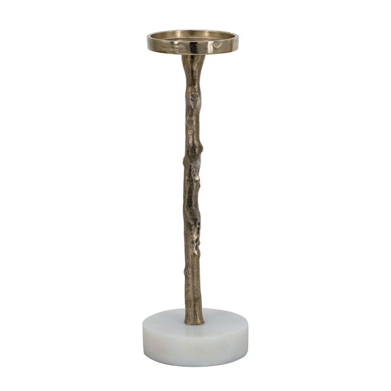 Artekko Branch Χρυσό Μεταλλικό Κηροπήγιο (10x10x30.5)cm