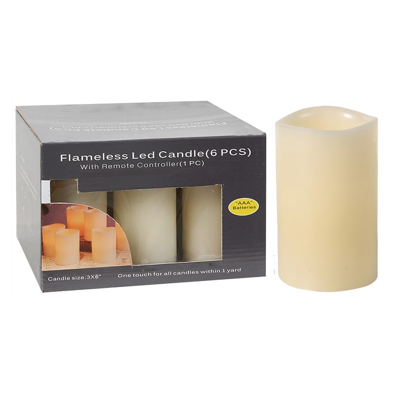 Κερί Led Σετ/6