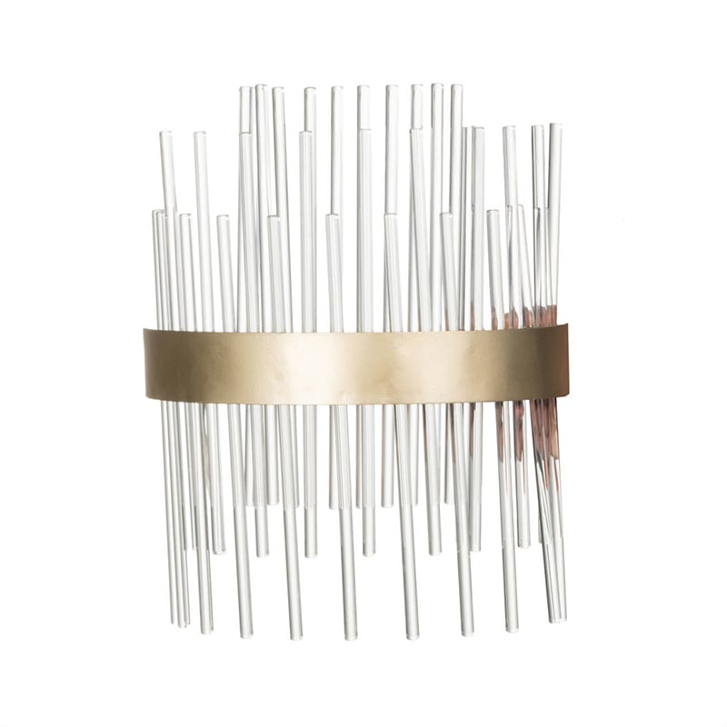 Artekko Uduc Γυάλινη Διακοσμητική Απλίκα Τοίχου (30x17x38)cm