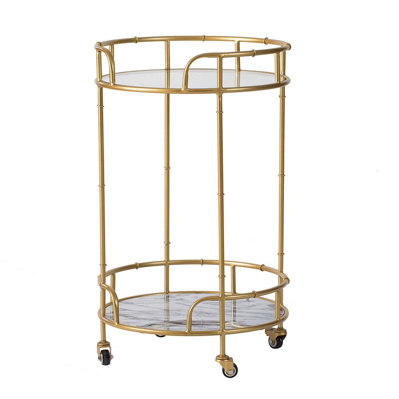 Τρόλεϊ μεταλλικό 2 επίπεδων 50X50X82.5