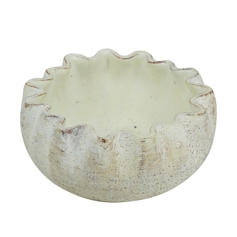 Artekko Cement Βάζο/Κασπώ Τσιμεντένιο Λευκό (21.5x21.5x10)cm