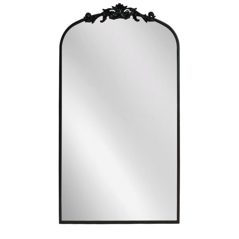 Artekko Dia Μαύρος Μεταλλικός Καθρέπτης Τοίχου (60x3x110)cm