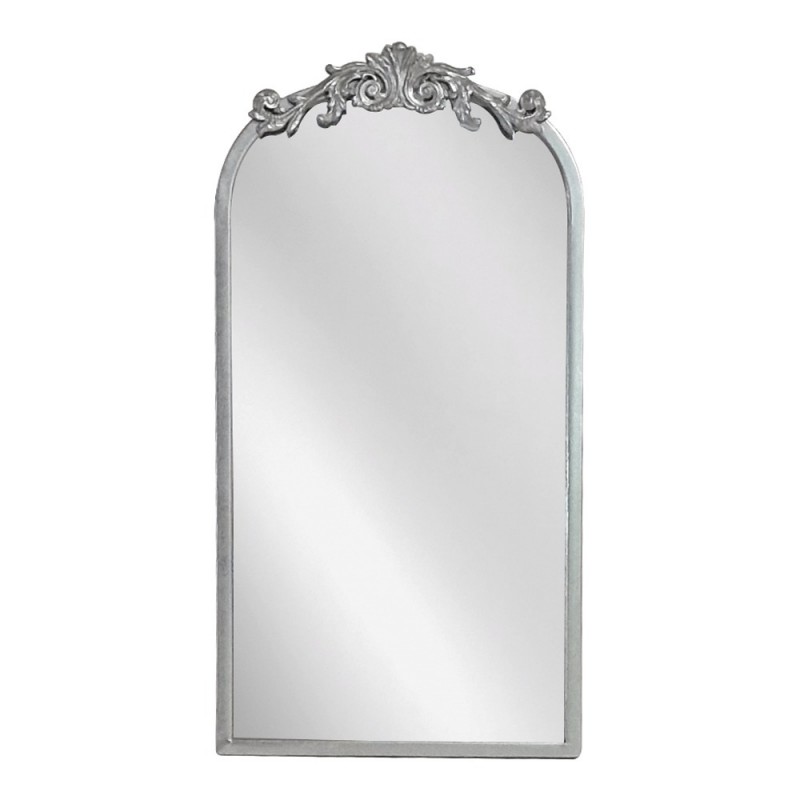 Artekko Dia Ασημί Μεταλλικός Καθρέπτης Τοίχου (60x3x110)cm