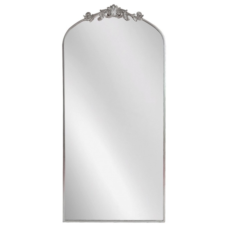 Artekko Dia Ασημί Μεταλλικός Καθρέπτης Τοίχου (75x3x160)cm