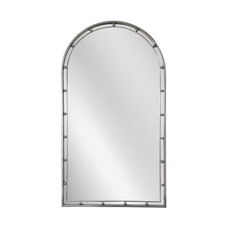 Artekko Dia Ασημί Μεταλλικός Καθρέπτης Τοίχου (50x3.5x90)cm