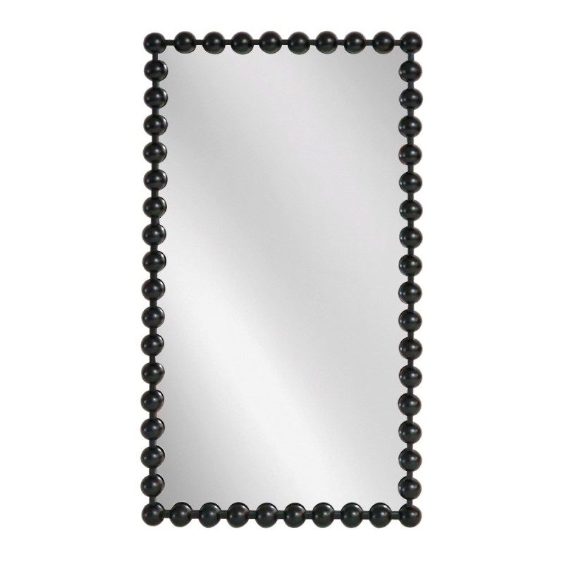 Artekko Dia Μαύρος Μεταλλικός Καθρέπτης Τοίχου (60x4.5x110)cm