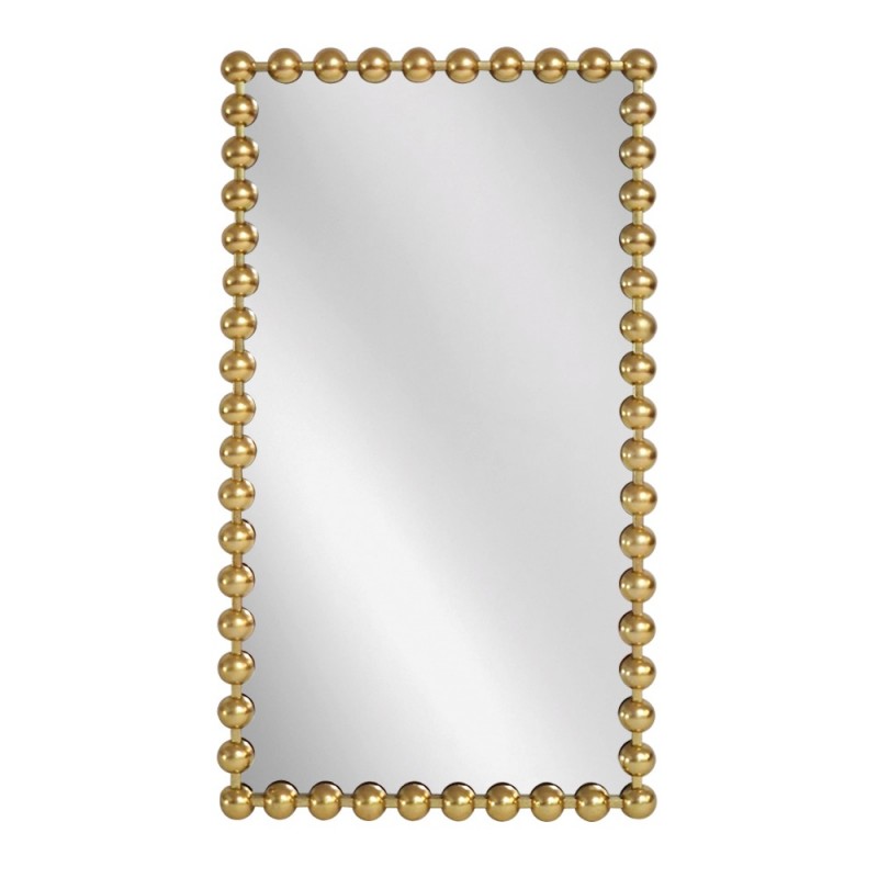 Artekko Dia Χρυσός Μεταλλικός Καθρέπτης Τοίχου (60x4.5x110)cm