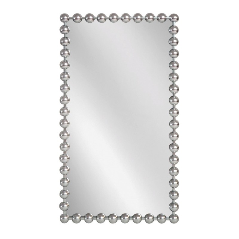 Artekko Dia Ασημί Μεταλλικός Καθρέπτης Τοίχου (60x4.5x110)cm