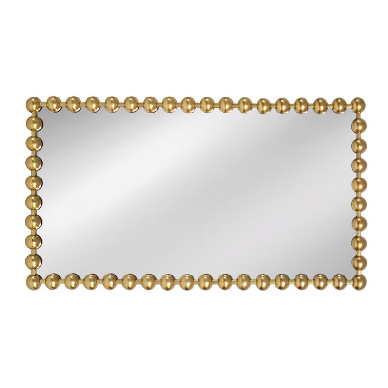 Artekko Dia Χρυσός Μεταλλικός Καθρέπτης Τοίχου (60x4.5x110)cm