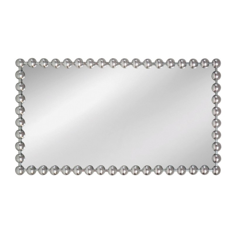 Artekko Dia Ασημί Μεταλλικός Καθρέπτης Τοίχου (60x4.5x110)cm