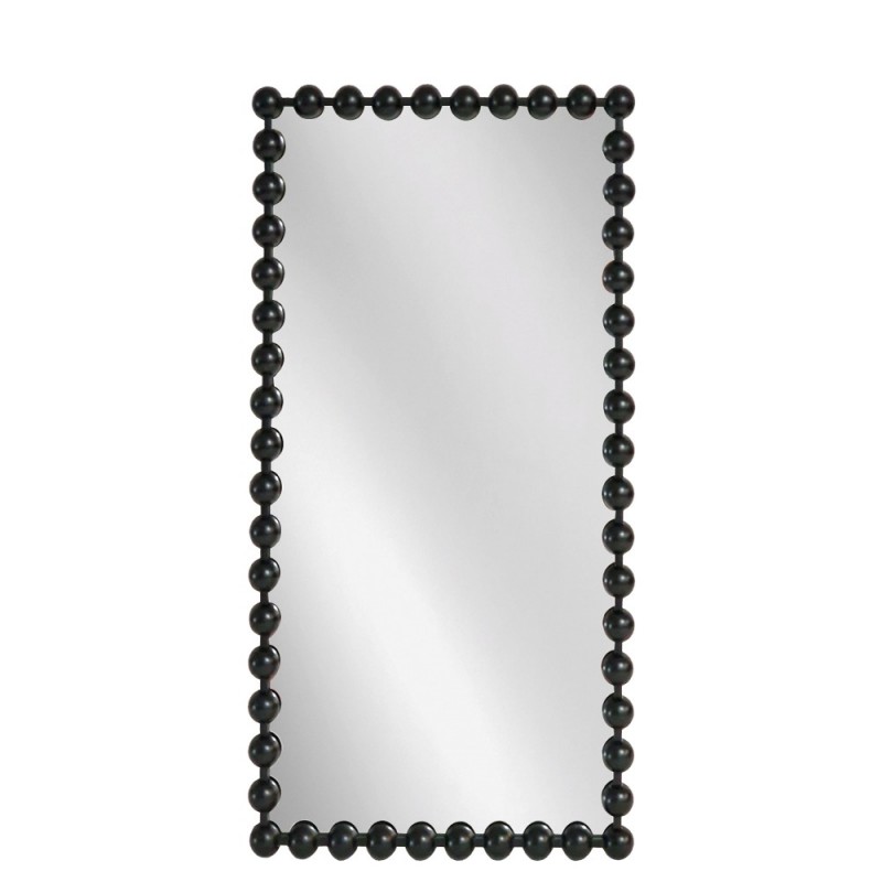 Artekko Dia Μαύρος Μεταλλικός Καθρέπτης Τοίχου (70x4.5x130)cm