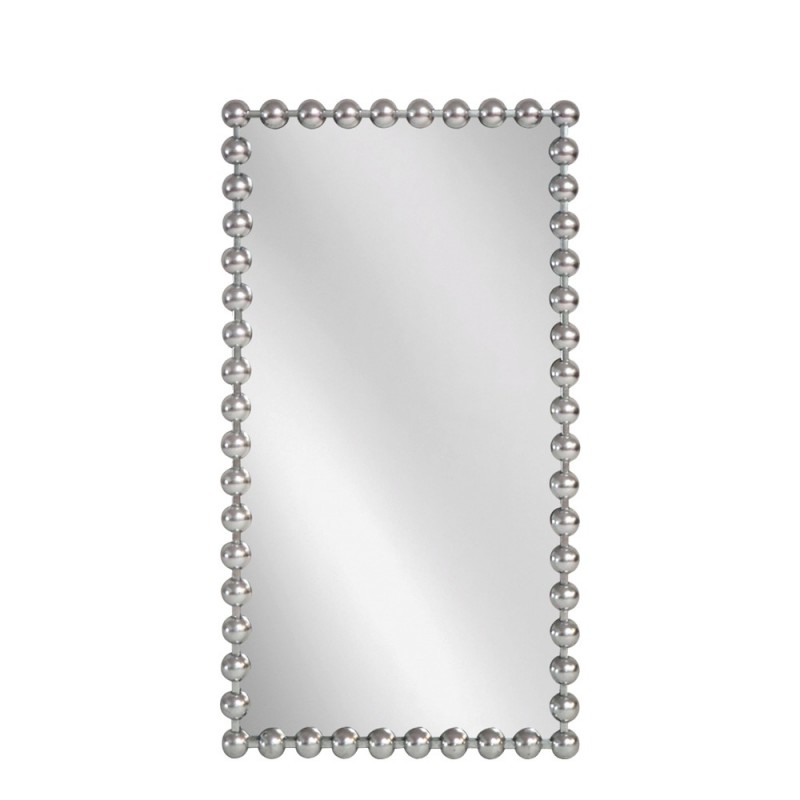 Artekko Dia Ασημί Μεταλλικός Καθρέπτης Τοίχου (70x4.5x130)cm