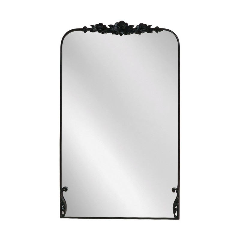 Artekko Dia Μαύρος Μεταλλικός Καθρέπτης Τοίχου (58x3.5x92.5)cm