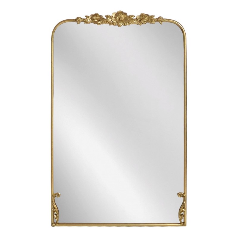 Artekko Dia Χρυσός Μεταλλικός Καθρέπτης Τοίχου (58x3.5x92.5)cm