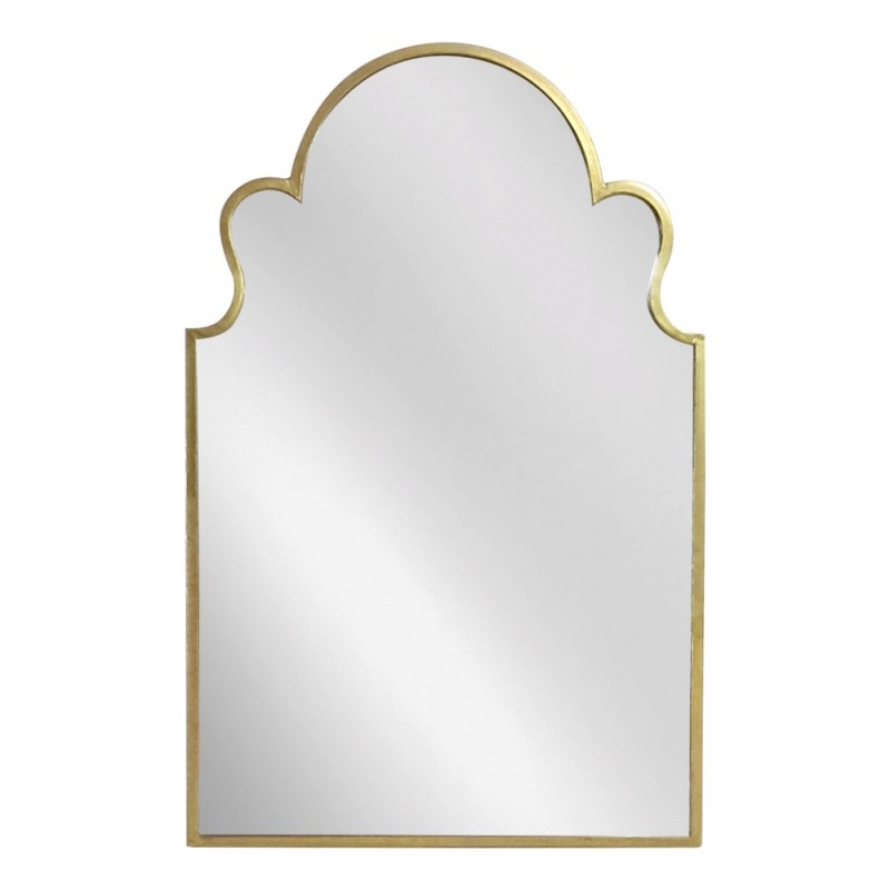 Artekko Dia Χρυσός Μεταλλικός Καθρέπτης Τοίχου (58x2.5x90)cm