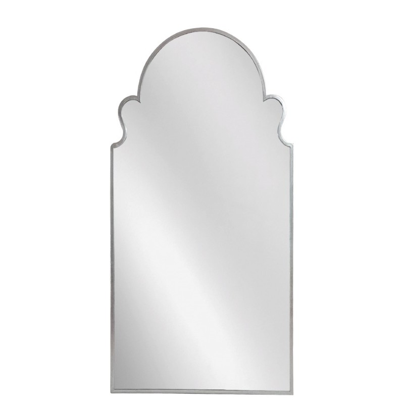 Artekko Dia Ασημί Μεταλλικός Καθρέπτης Τοίχου (70x2.5x130)cm