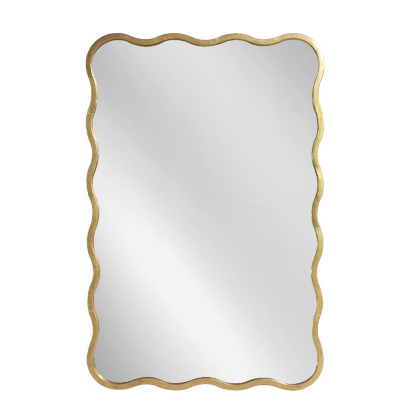 Artekko Dia Χρυσός Μεταλλικός Καθρέπτης Τοίχου (61x2.5x91)cm