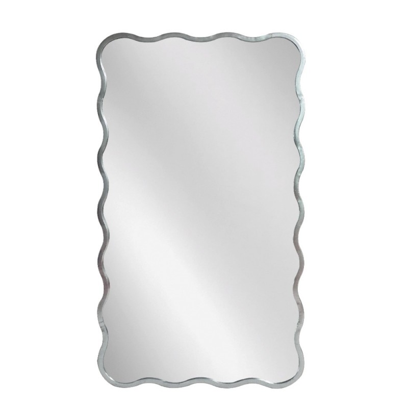 Artekko Dia Ασημί Μεταλλικός Καθρέπτης Τοίχου (61x2.5x110)cm