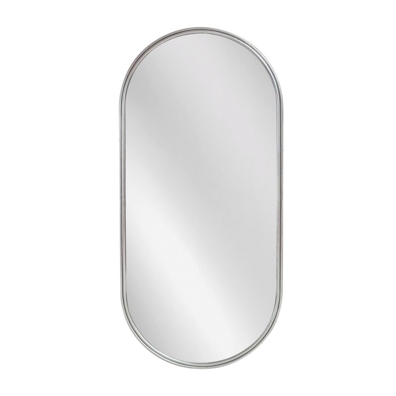 Artekko Dia Ασημί Μεταλλικός Καθρέπτης Τοίχου (60x3x130)cm