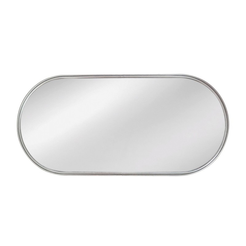 Artekko Dia Ασημί Μεταλλικός Καθρέπτης Τοίχου (60x3x130)cm