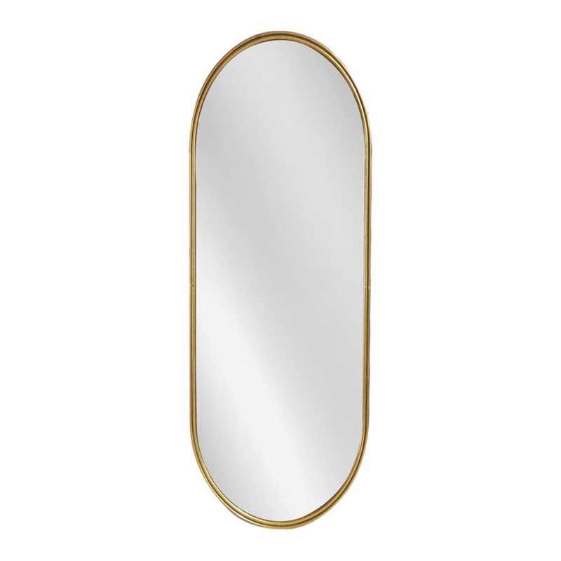 Artekko Dia Χρυσός Μεταλλικός Καθρέπτης Τοίχου (50x1.5x160)cm