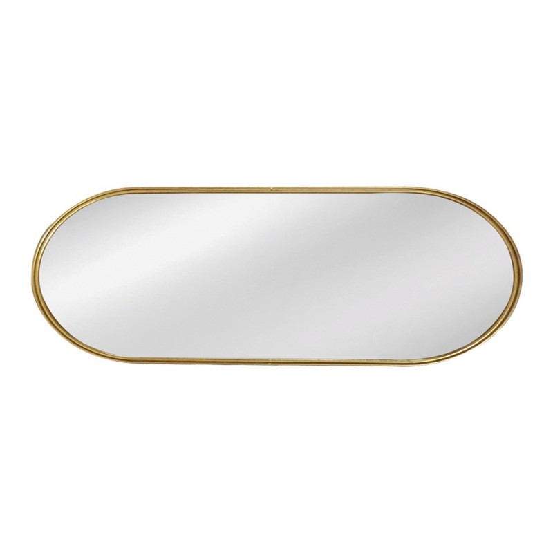 Artekko Dia Χρυσός Μεταλλικός Καθρέπτης Τοίχου (50x1.5x160)cm